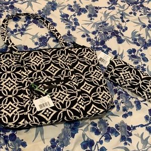 Vera Bradley Villager bag & trifold wallet